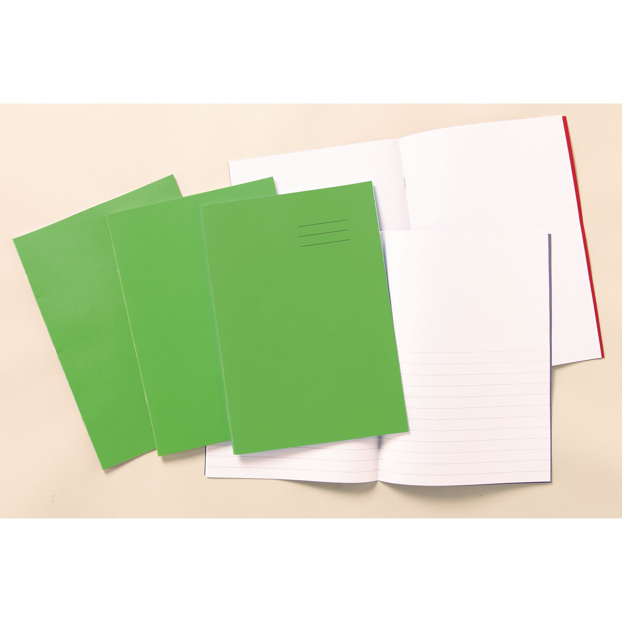 Classmates Red A4 Exercise Book 32-Page, 8mm Ruled With Margin - Pack of 100